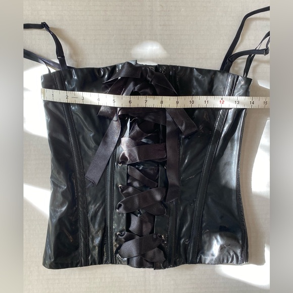 NWT Vintage D & G Dolce & Gabbana Black Bustier Top Size 40 - Picture 16 of 16